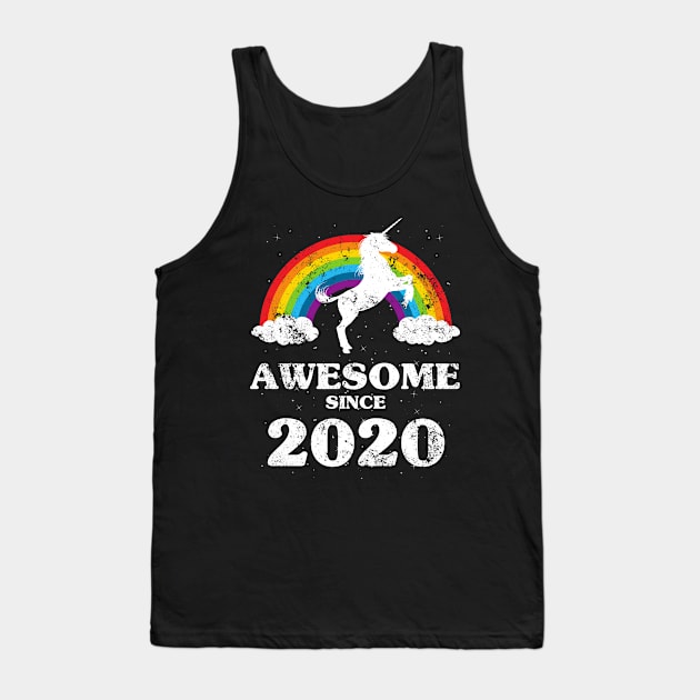 Vintage 2020 Birthday Birthday Tank Top by Schwarzweiss